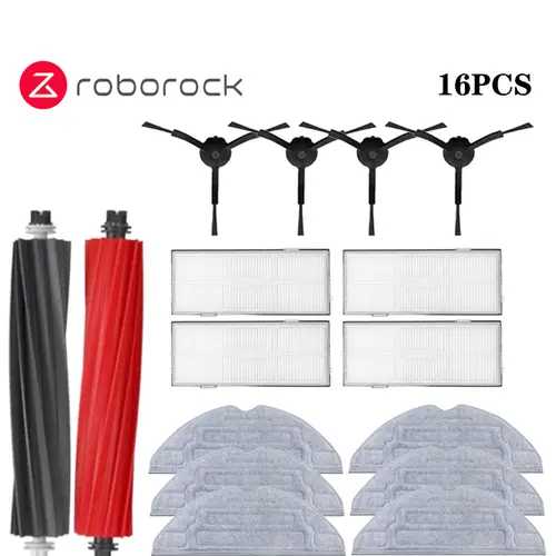 Roborock S8 Pro Ultra S8+ Robot Vacuum Spare Parts Main Side Brushes Mop Cloths HEPA Filters Dust Bags Accessories - Image 13