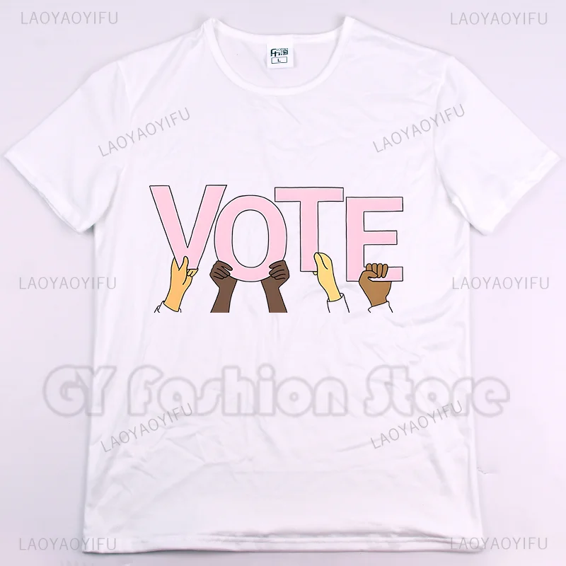 

Футболка унисекс с принтом на тему выборов в США, 2024