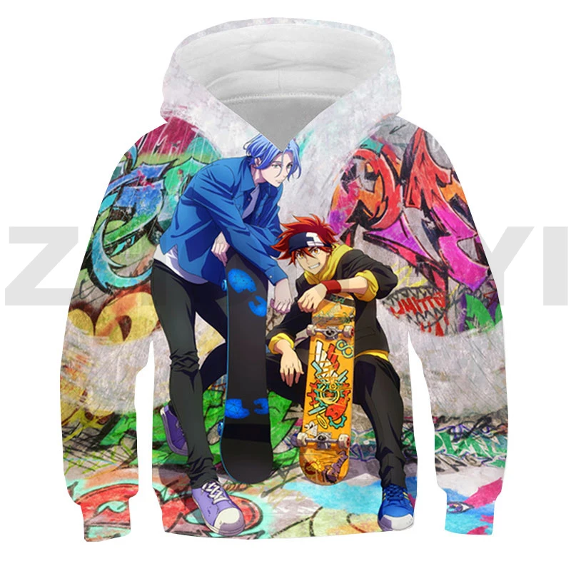 

Fashion Anime SK8 the Infinity 3D Hoodie Kawaii Cartoon Plus Size Hoodies Teens Japanese Streetwear Children Daily Lounge Wear