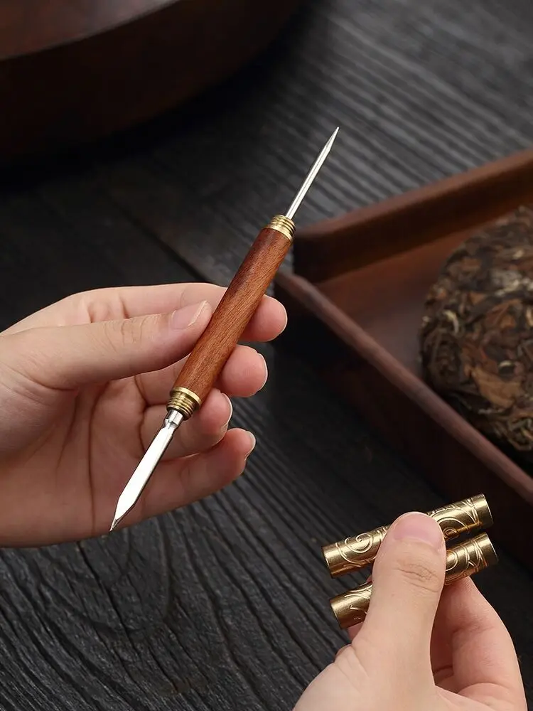 Professional Tea Knife Needle Pick, Puer Tea Tools, Cone Needle, Breaking Prying, Multifunction Brick Tool, 1Pc
