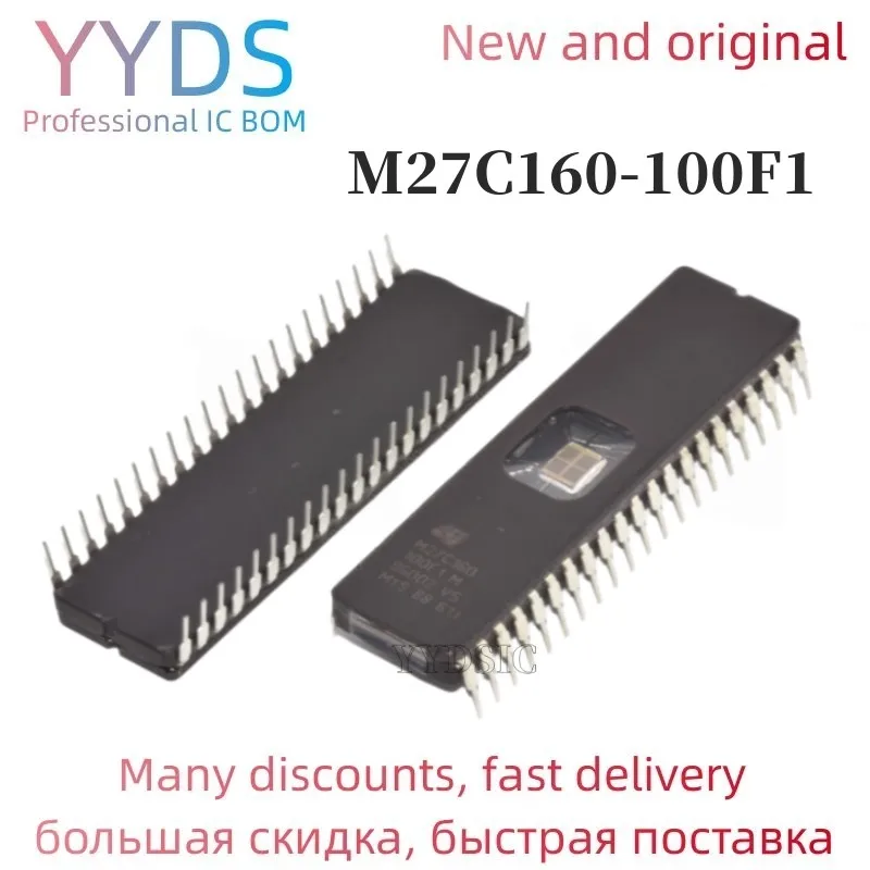 10 Pz M27C160-100F1 M27C160-100 M27C160 27 C160 M27C160-100Fi Cdip Ic Eprom 16M Parallelo 42Cdip