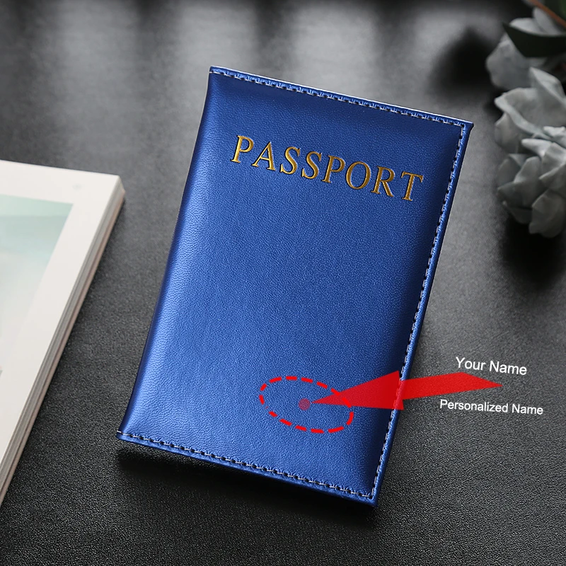 Customized Pink Passport Cover for Women – Personalized Travel Accessory for Weddings and Special Occasions