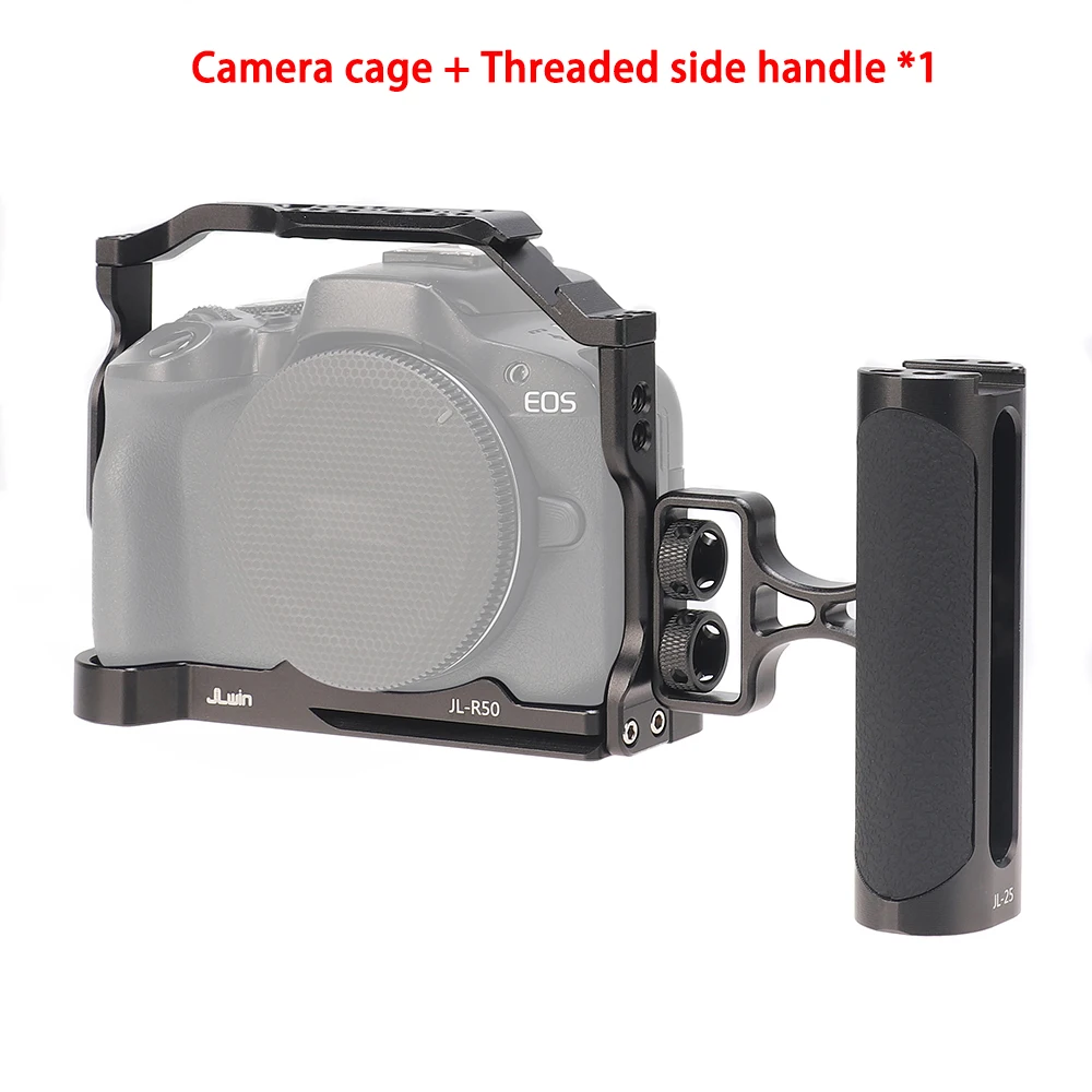 équipement Vlogging Cage Caméra FOTGA Pour Canon EOS R50 - Aluminium Avec Rail OTAN Et Plaque Arca Cage FOTGA Canon EOS R50
