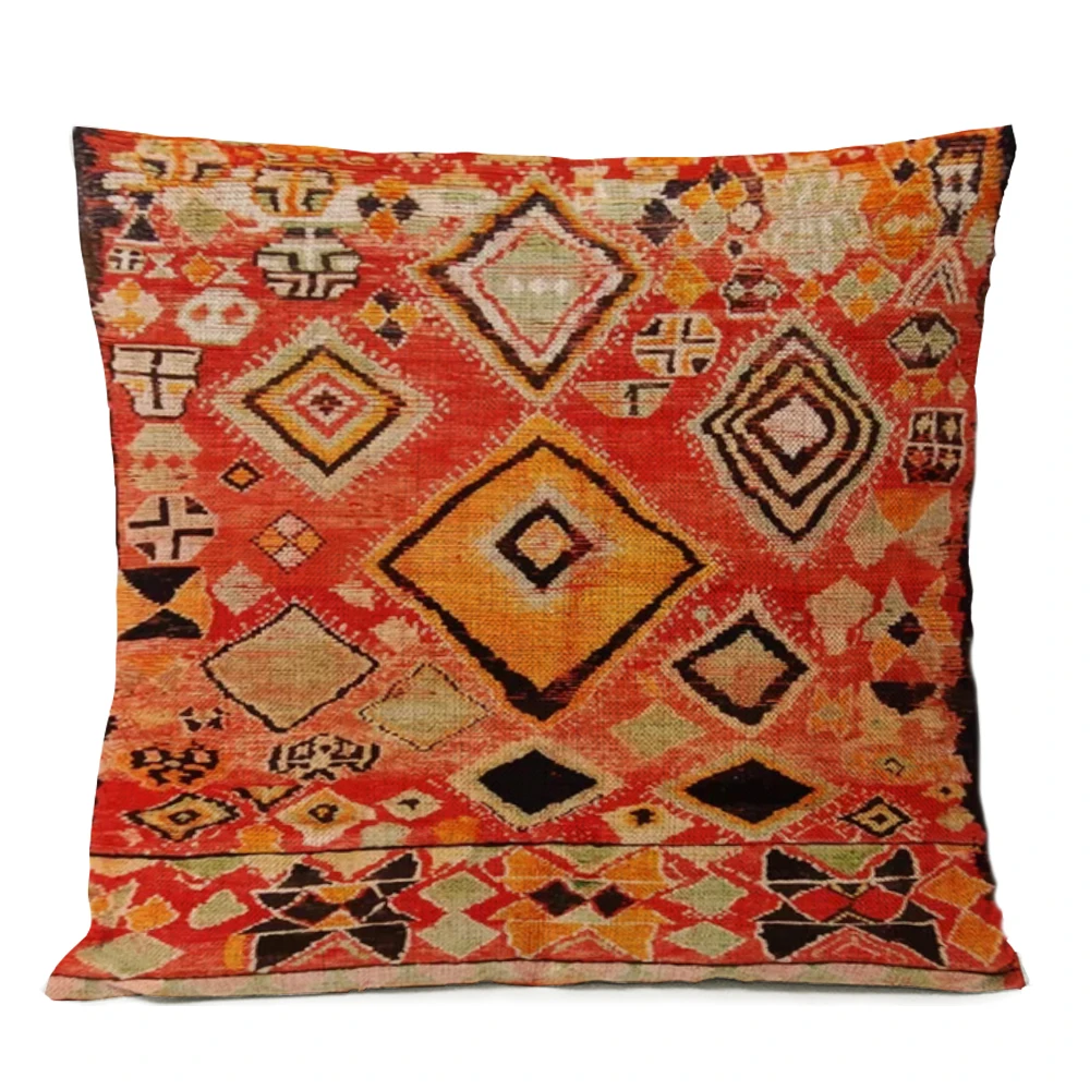 New Bohemian Tribal Texture Geometric Pillow Home Decor Ethnic Persian Carpet Throw Pillows for Bedroom Decoration Sofa Cushion 5