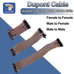 Kit X40 Cable Dupont Protoboard Arduino 20cm Ma/ Hembra Htec