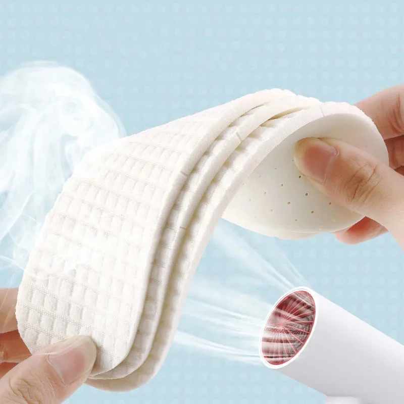 Memory Foam Insoles for Shoes Sole Mesh Deodorant Breathable Cushion Running Insoles Sports High Elastic Ultra-Light