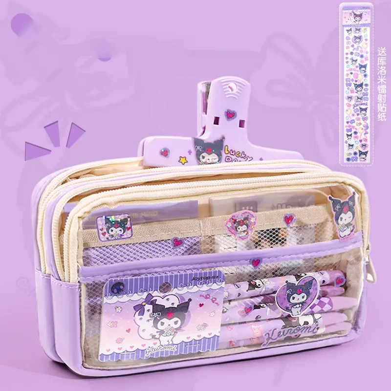 Set De Papelería Hello Kitty Coloreable | Estuche Con Rotuladores, Lápices Y Accesorios Temáticos | Regalo Para Niñas Fans De Sanrio | Creatividad Y Diversión Asegurada