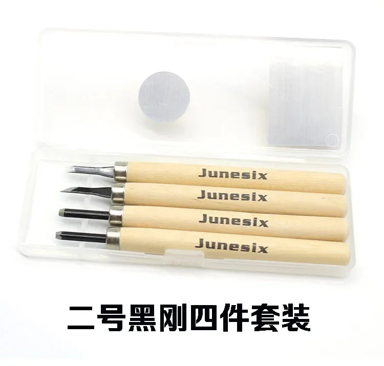 Four-piece Set of Wood Carving Tools wood carving knives wood carving blades carving tool Wood Carving Knife for Knife Engraving Special Carv for Rubber Stamp