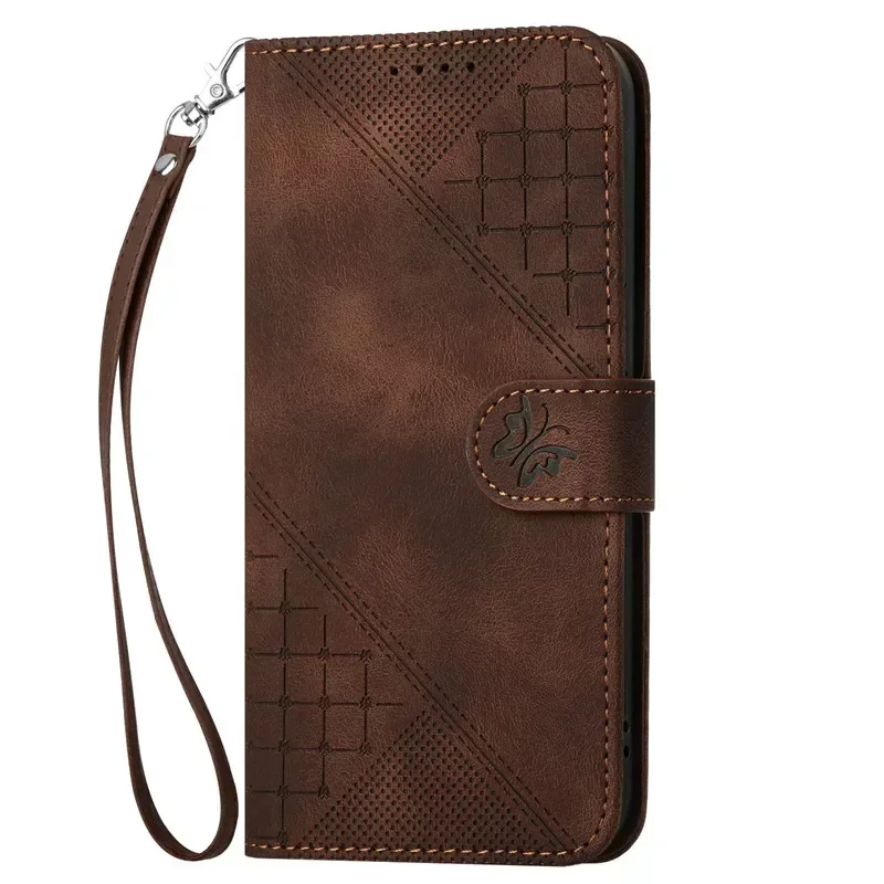Floral Leather Wallet Flip Cover Phone Case with Card Slots