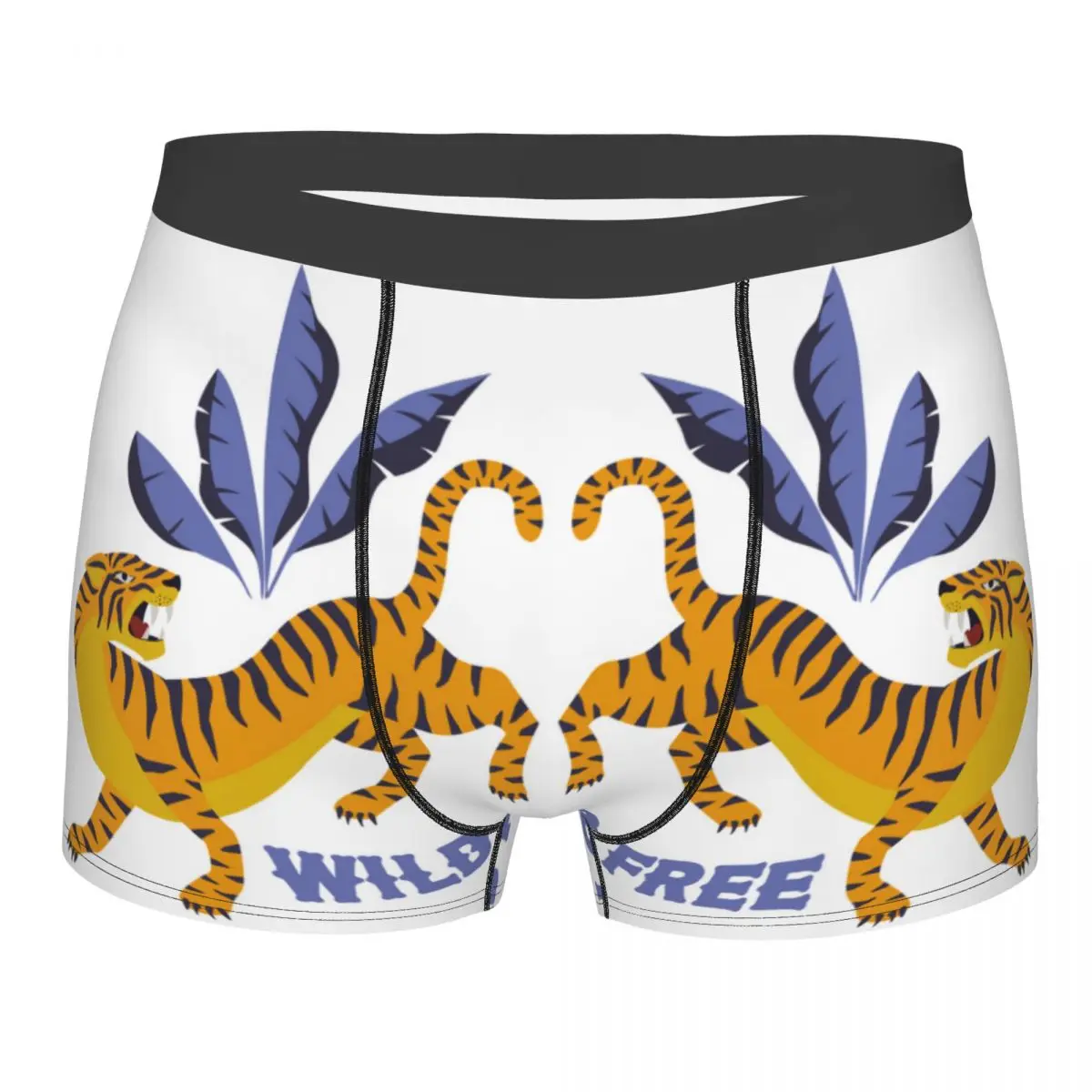 

Men Wild Animal Style Tiger Boxer Briefs Shorts Panties Breathable Underwear Homme Humor S-XXL Underpants