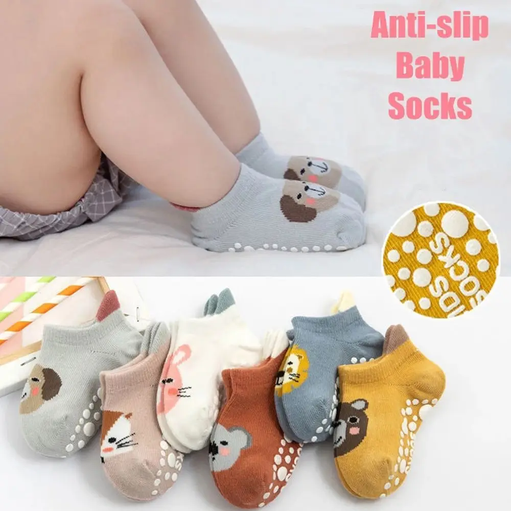 Girls Children Animal Keep Warm Cartoon Cotton Anti Slip Sole Baby Socks Infant Accessories Newborn Floor Socks