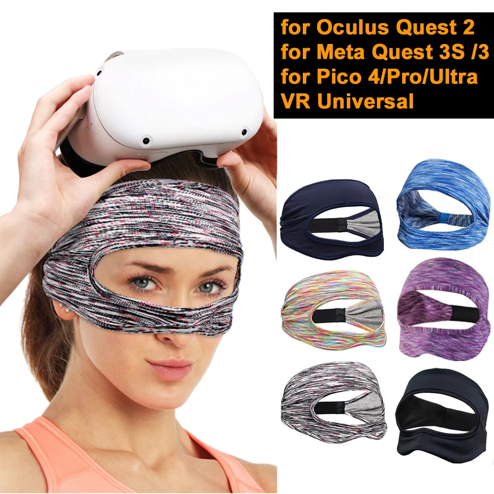 For Oculus Quest Accessories VR Mask Cover Breathable Sweat
