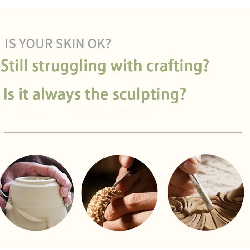 Stainless Steel Carving Tools Polymer Clay Tools Ceramic Clay Sculpture Carving Knife Pumpkin Scraper DIY Tools polymer clay tools pottery tools clay sculpting tools pottery sculpting tools clay craft tool