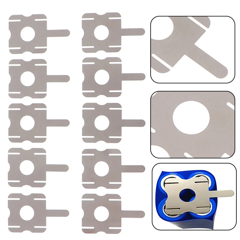 Spots Welding Nickel Plates 10 20 50 Pcs Battery Plating Nickle Sheet Nickel Plated Steel Strap Strip Battery Connecting Sheets