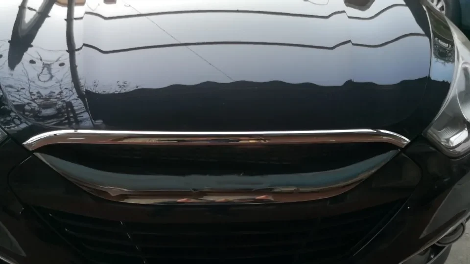 Car styling ABS Plastics Car Front cover hood trim For Hyundai IX35 2010-2015 car accessories