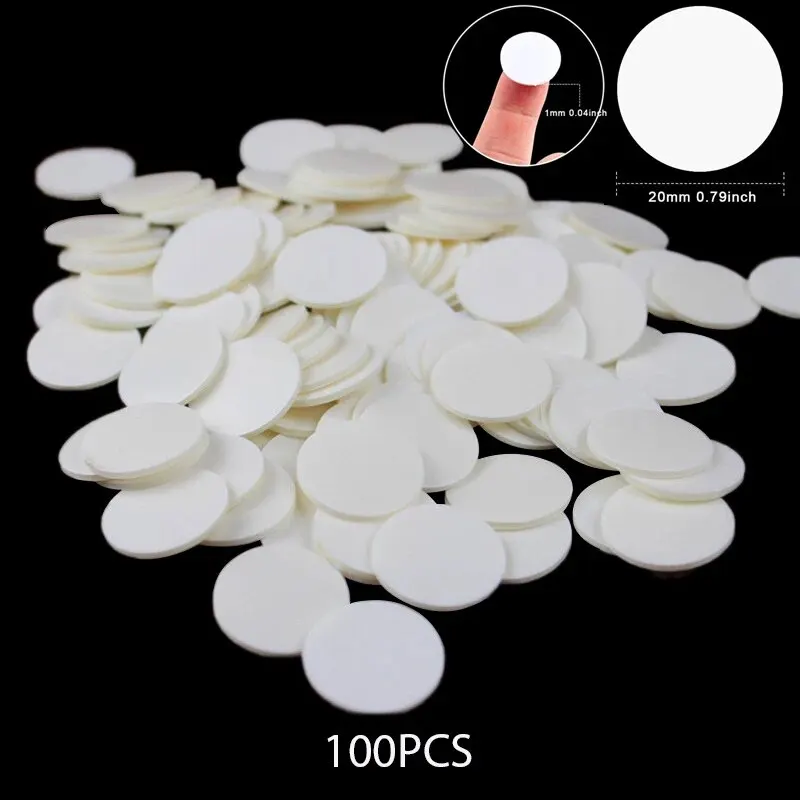 Candle Wick Stickers - Transparent Heat Resistant Double-Sided Adhesive for DIY Candle Making (400/100 Pack)