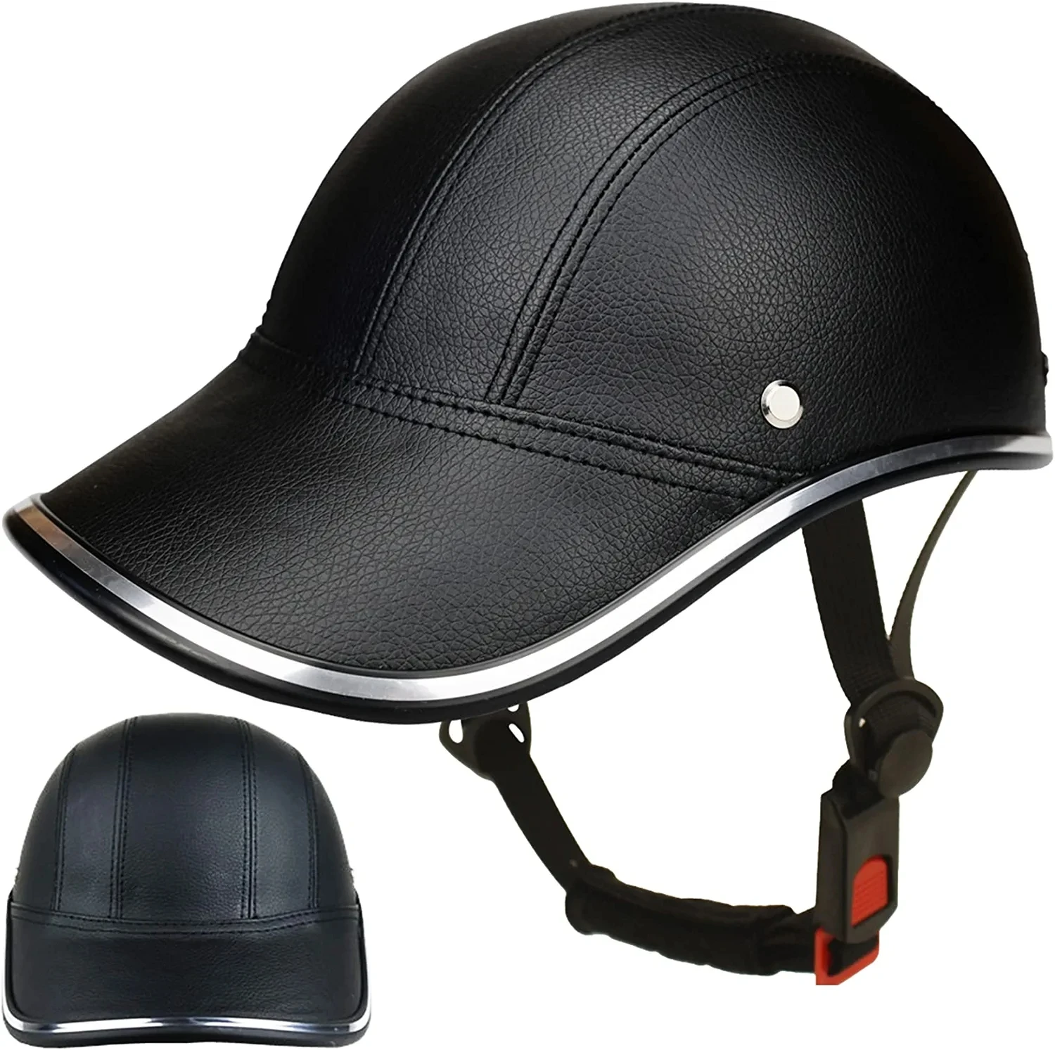 Bicycle-Baseball-Cap-Helmets-Motocross-Electric-bike-ABS-Leather ...
