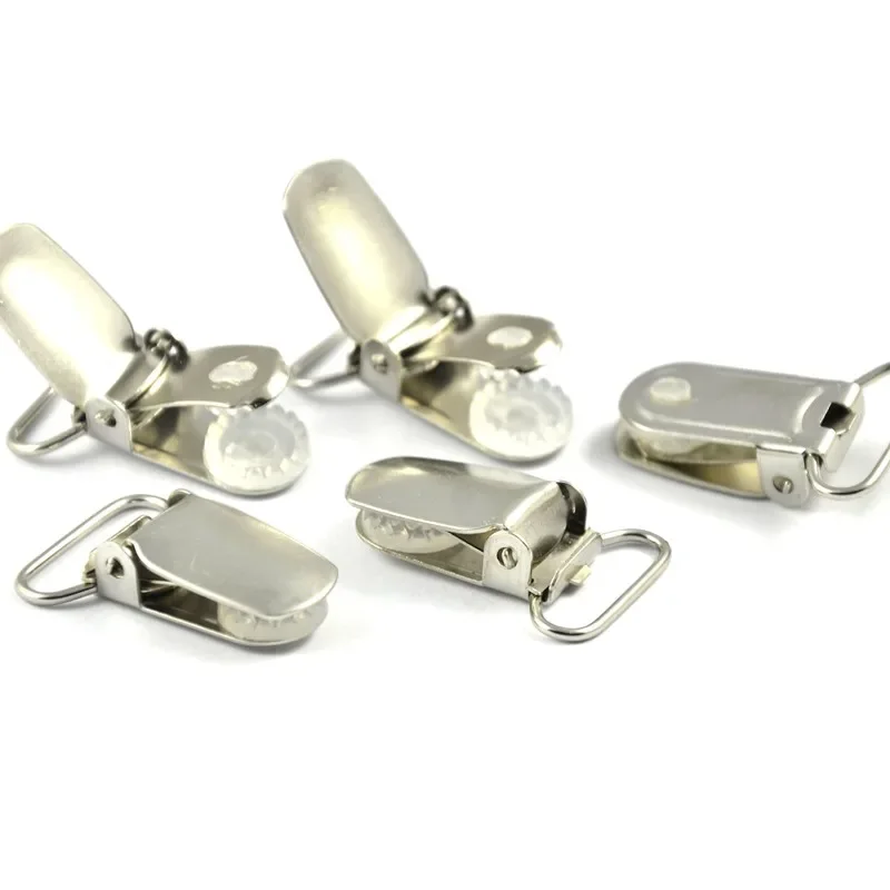 Paci 젖꼭지 홀더용 금속 멜빵 클립, 재봉 클램프, 공예 프로젝트, 10Pcs Lot, 신규