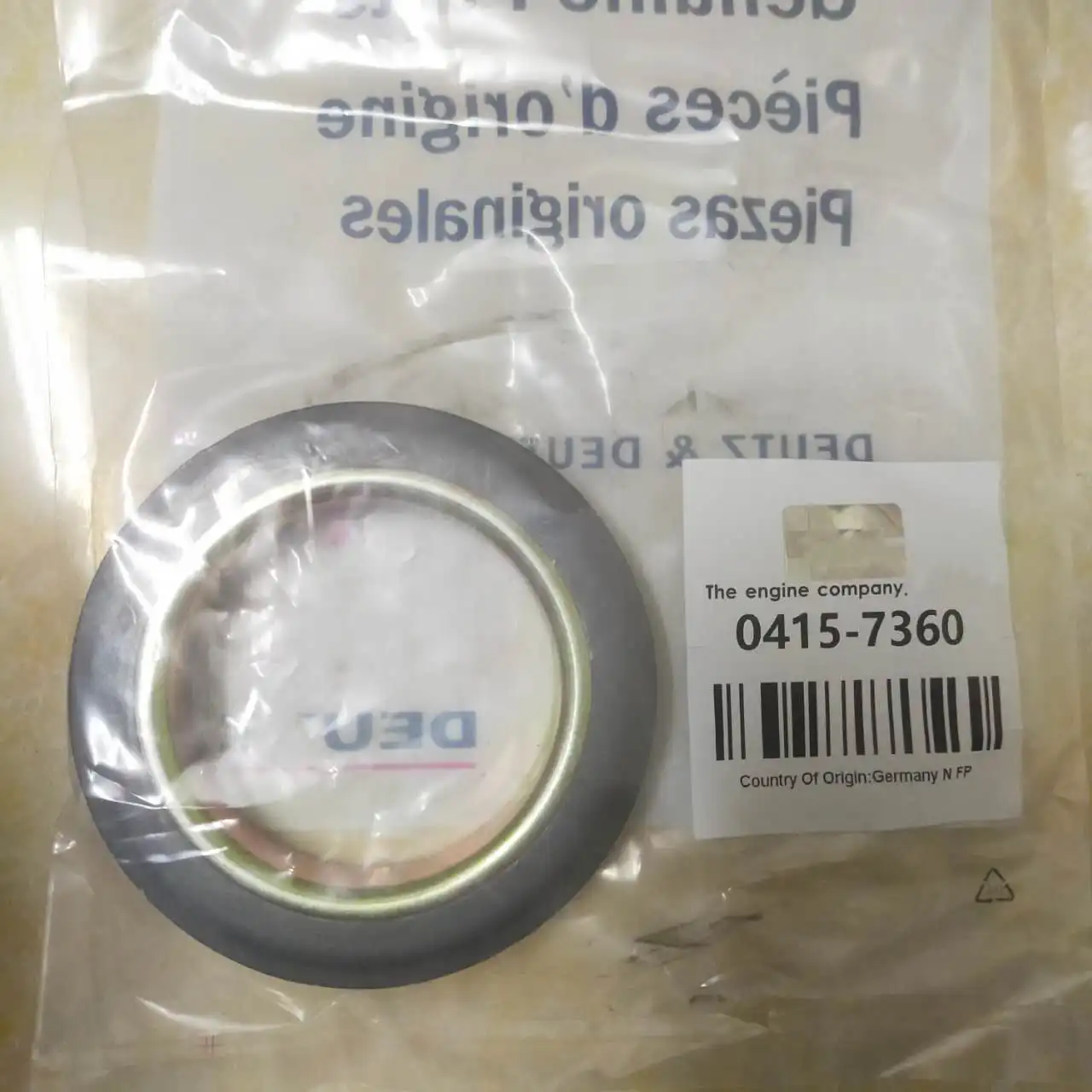 0415 7360 도이츠 FL912 FL913용 씰 04157360