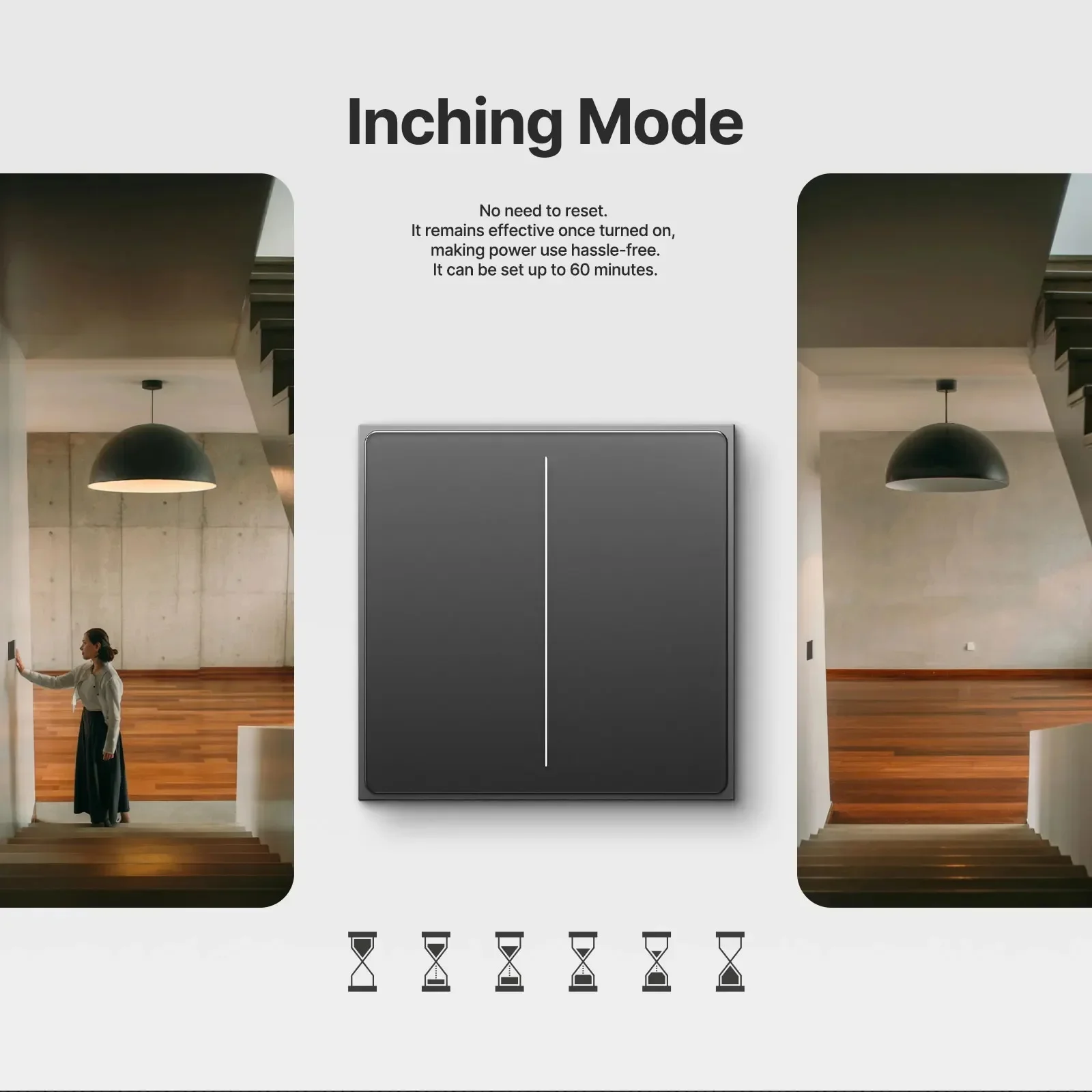 MOES ZigBee 스마트 라이트 스위치 2in1 중성선 필요 Tuya 앱 제어 작동 Alexa Google 홈 어시스턴트 스타 페더 디자인