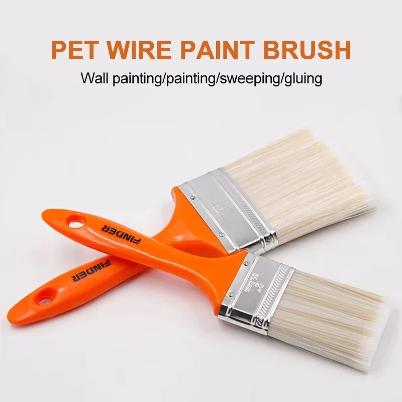 Wall Painting Brush PET Soft Bristle Durable ABS Handle Home Decoration Oil Painting Tools