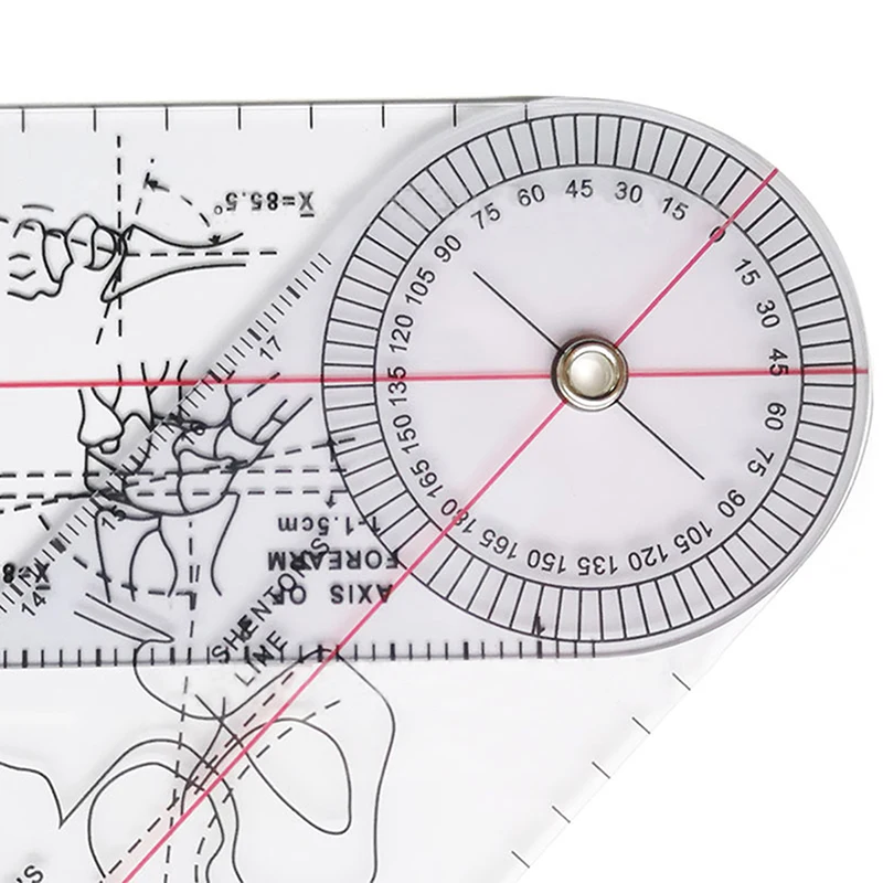 Plastic Goniometer Angle Ruler Rule Joint Orthopedics Tool Instruments Medical Spinal Angle Ruler Finder Measuring Tool Digital Angle Protractor Angle Measuring Tool Angle Protractor