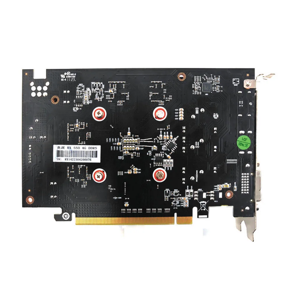 MLLSE placa de video AMD radeon RX 550 4GB grafika karta GDDR5 128-bit PCI-E 3.0 x8 HD directx 12 lexa GPU PC hráč Видеокарта