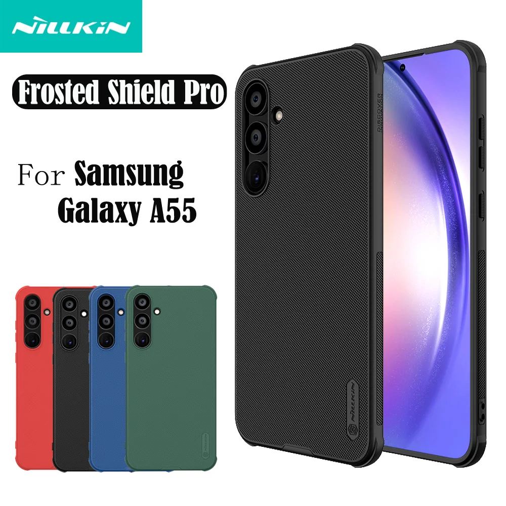 Nillkin-case Super Fosco para Samsung Galaxy A55 5g Capa à Prova de Choque pc Rígido Resistente a Choques Difícil