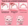 Portable Baby Training Potty Cute Cow Baby Toilet Splash-proof and Non-slip Ergonomic Design Toilet Training Seat Travel Potty 4