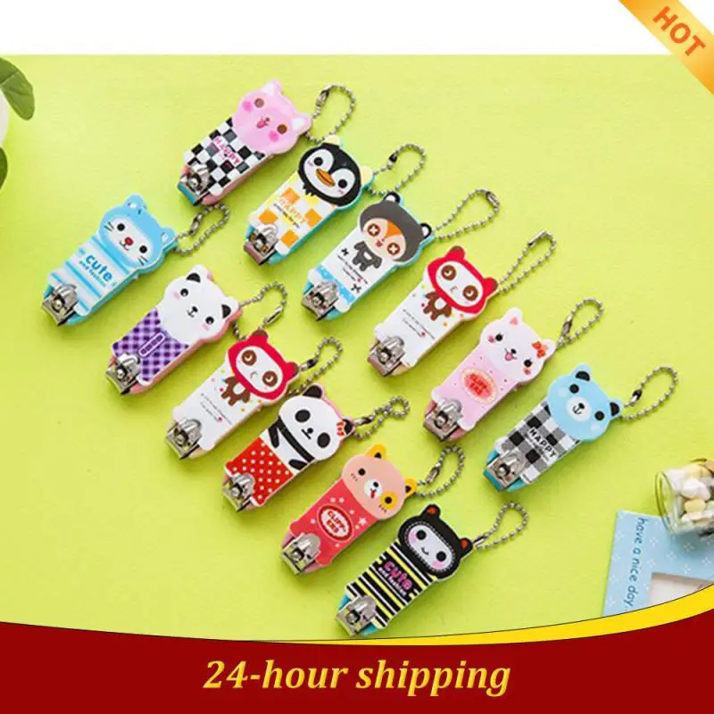 Cartoon Stainless Steel Nail Clippers Cute Newborn Infant Finger Trimmer Baby Clippers Scissors Baby Nail Care Cutters nail clipper nail care kit nail trimmer