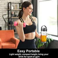 Tasse de mélangeur pour Ninja Blast série BC151BK /BC100, mélangeur Portable pour shakes et smoothies, couvercle étanche sans BPA et bec Sip 6