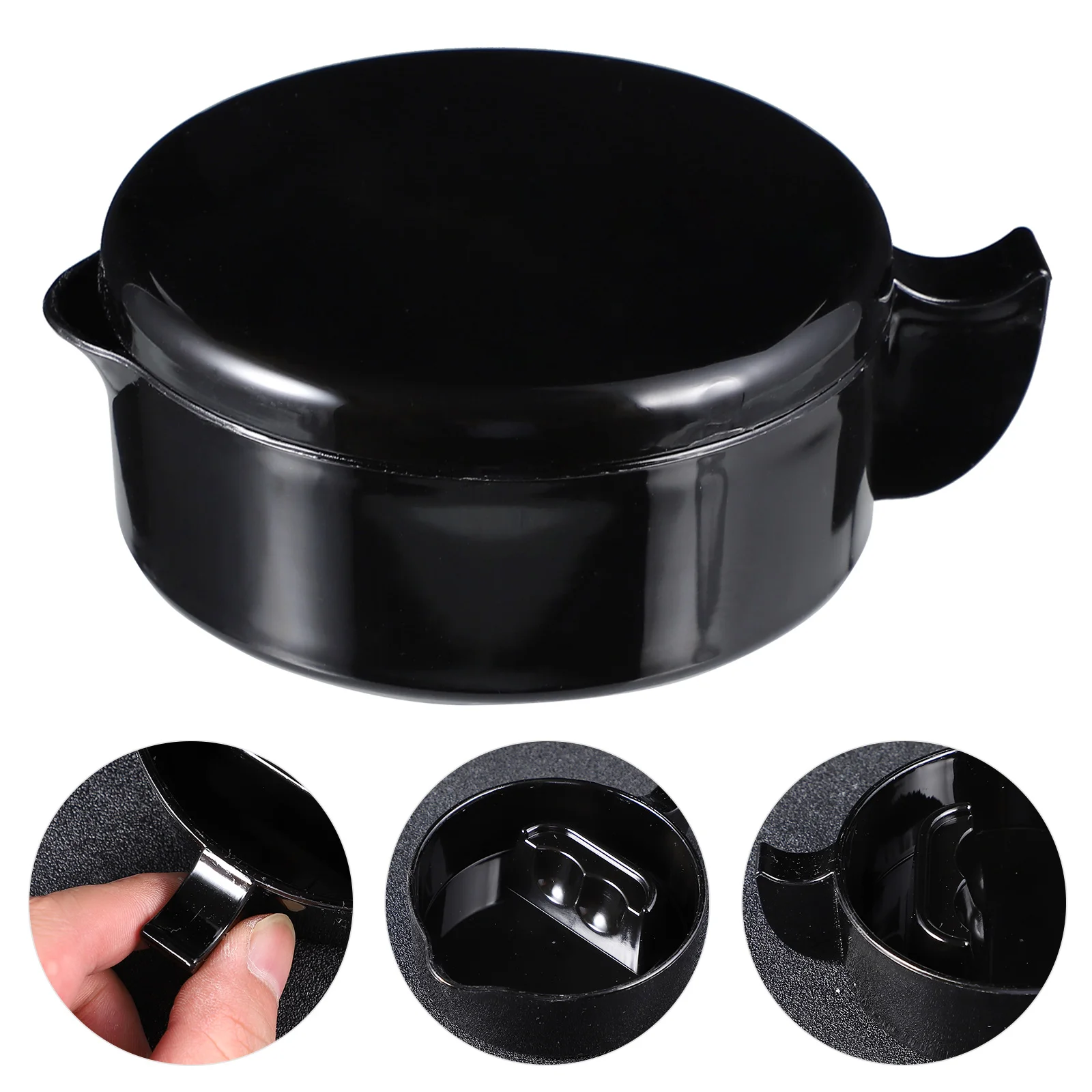 

Durable Calligraphy Inkwell Chinese Ink Plate Painting Ink Pond Inkwell with Lid