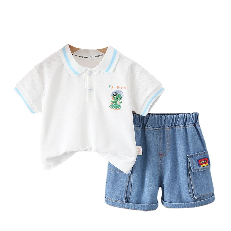 

New Summer Baby Clothes Suit Children Boys Casual T-Shirt Shorts 2Pcs/Sets Infant Girls Outfits Toddler Costume Kids Tracksuits