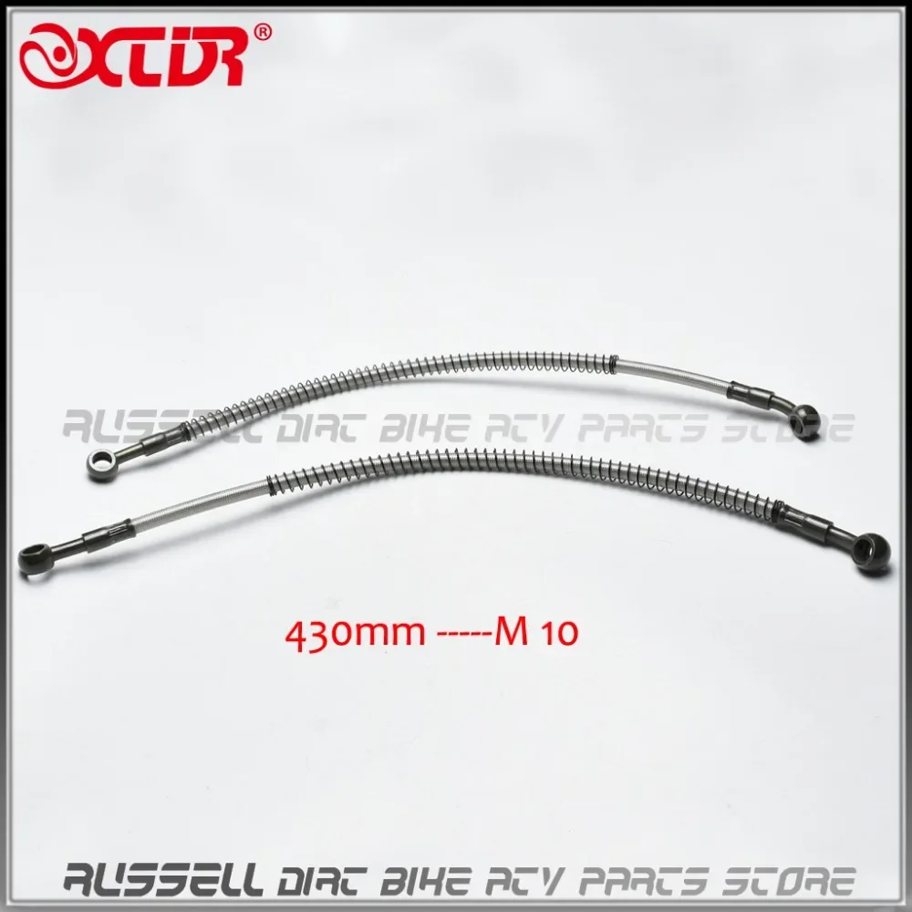 Dirt Pit bike Radiator COOLING cooler Oil Hose tube Monkey Motorcycle SCOOTER ATV Goped M10 BANJO 430mm