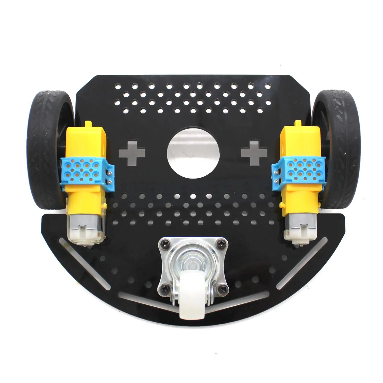2WD Smart Robot Car Chassis Replacement High Friction Nonslip with Double Motors Base Easy Installation Intelligent Vehicle Part 2WD Smart Robot Car Chassis Replacement High Friction Nonslip with Double Motors Base Easy Installation Intelligent Vehicle Part