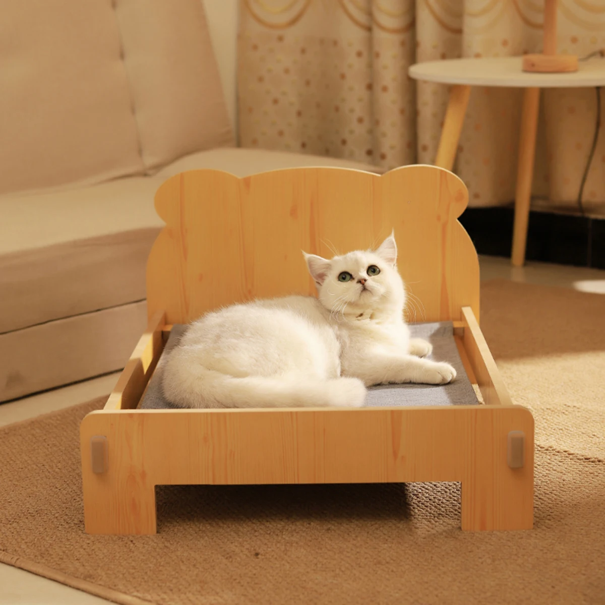 Wooden Cat & Dog Bed 6