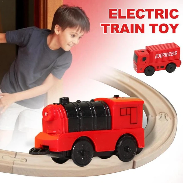 Wooden Train Brio Compatible  Wooden Train Brio Locomotive - Kids Electric  Train - Aliexpress