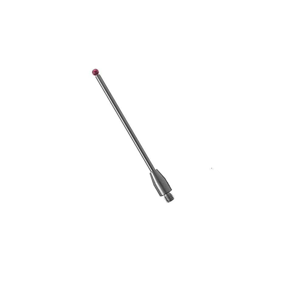 CMM Touch Probe Stylus M3 Thread Shank 2mm Diameter Ruby Ball Tip 40mm Length A-5003-0053