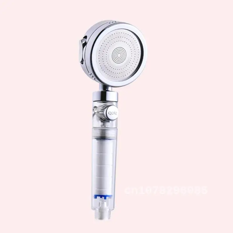 

EHEH 3-Function Filter Shower Head Bathroom with Stop Button Nozzle Electroplated Water Saving Multifunction Sprayer system