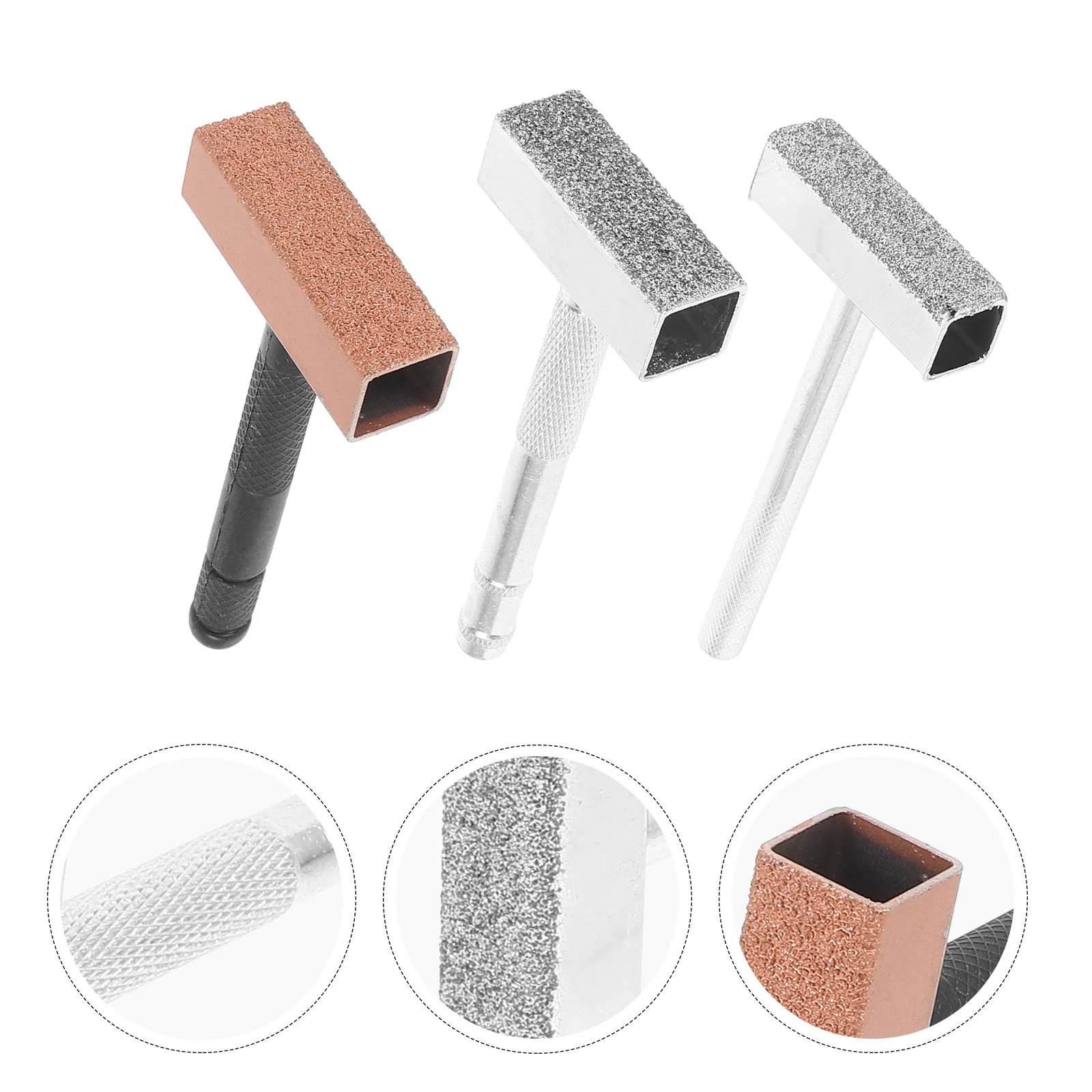 

3 Pcs Sharping Tool for Deburring Wheel Disc Dresser Grinding Dressing Tools Knife Sharpening Plastic Diamond