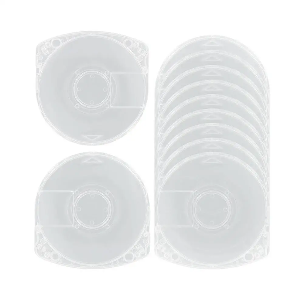 For Sony PSP1000 2000 3000 10Pcs Game Disc Storage Shell Case Cover PSP UMD Protective Box Replacement Clear UMD Disc Case Shell