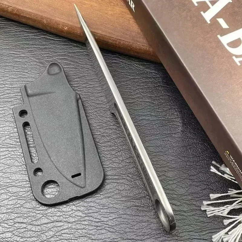 2025 new KB 1119 Straight Knife Wilderness Survival Tactical Tool Portable Outdoor Knife Sheath Multifunctional Stainless 4