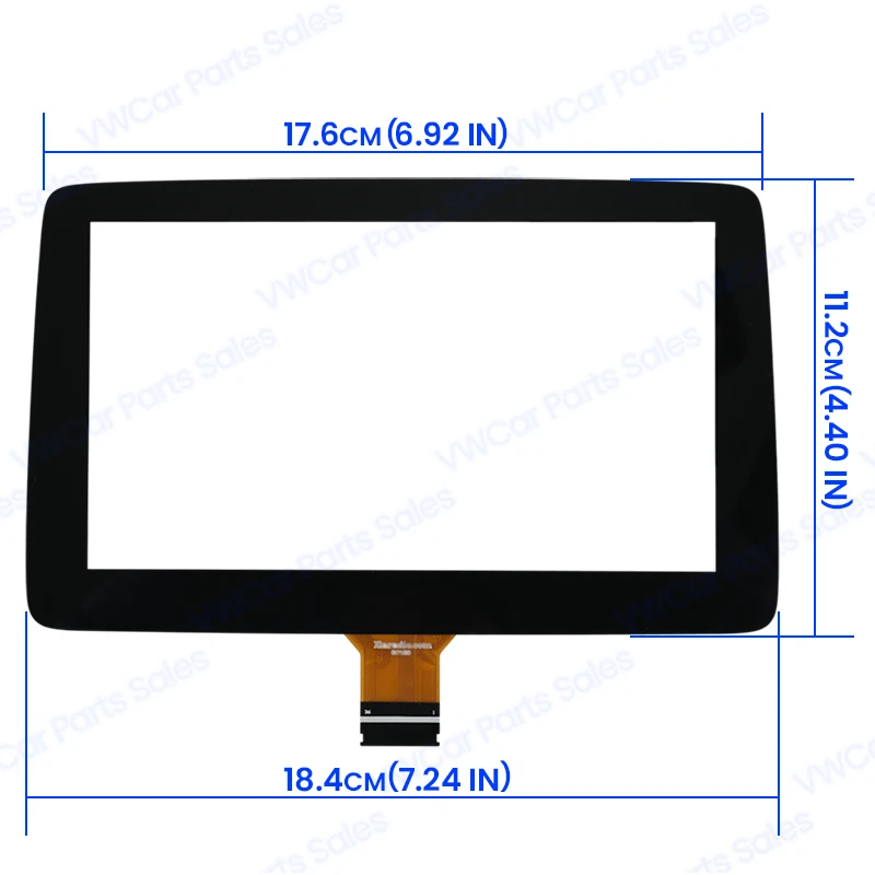 Car Radio 7 inch Touch panel Digitizer For 2014- Mazda 2 3 Axela CX-3 MX-5 TM070RDZ38 Radio Capacitive BHP1611J0D HCY-CTP7088-A0