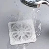 10/50PCS Anti Blocking Filter Screen Hair Catcher Drain Strainer Kitchen Bathroom Disposable Floor Drain Sticker Dust Preventio 6
