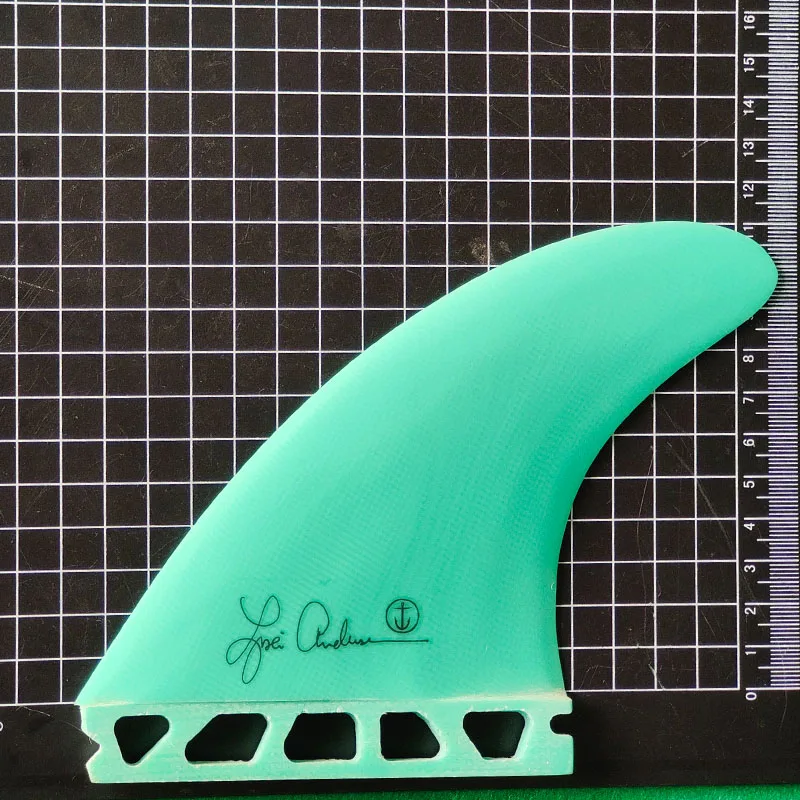 4.4-Inch Botanical Surf Fin, Epoxy Resin&Fiberglass Composite, Natural Dye Process, Salt-Resistant