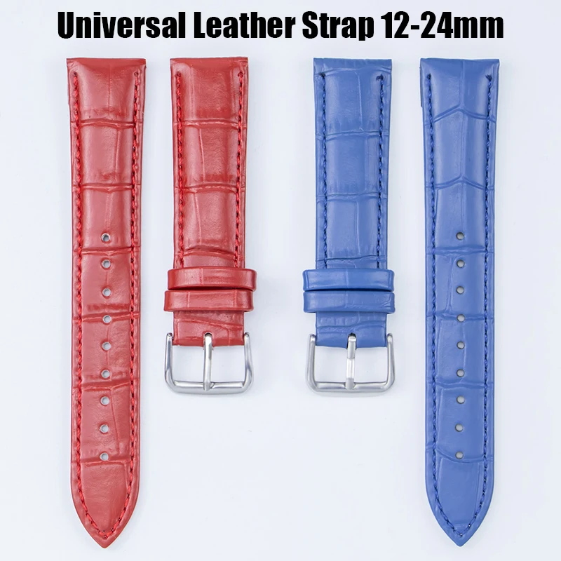 Premium Leather Watch Strap - Universal Replacement