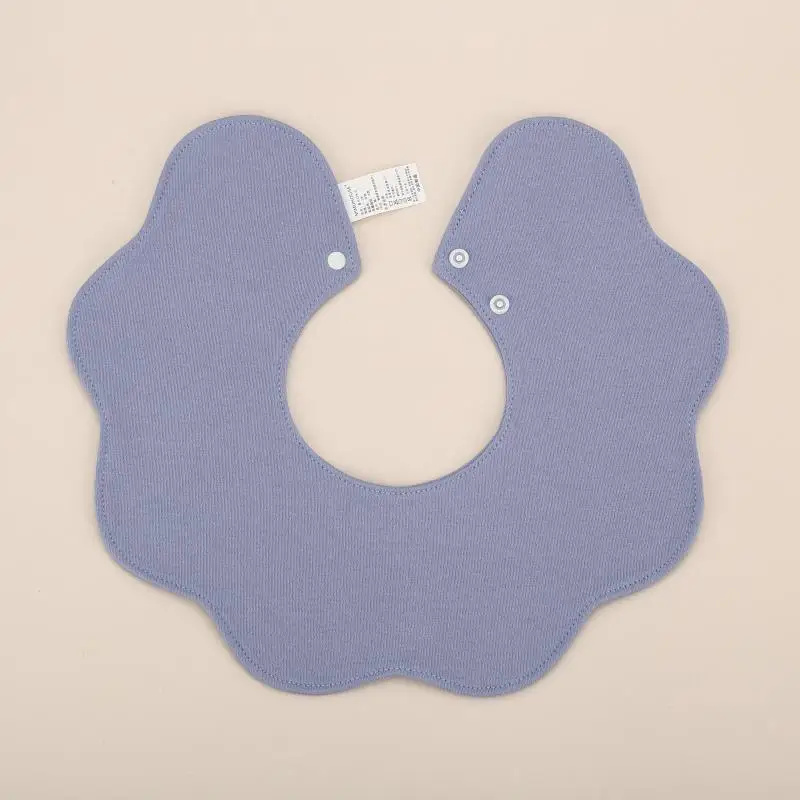 100% 순면 프린트 6겹 360도 회전 가능한  턱받이  침받이 용 양면 턱받이