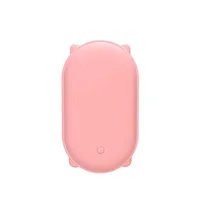 Mini Hand Warmer Portable Pocket Charger Power Bank 2 in 1 Winter Heater Electric 5000 mAh USB Rechargeable Heating Pad Outdoor 5