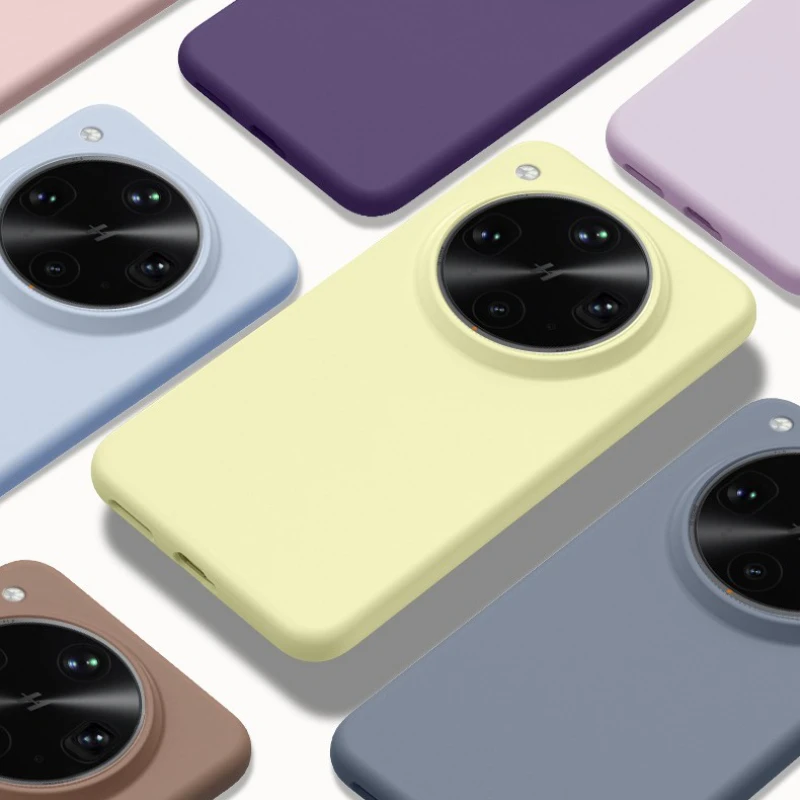 Soft Premium Liquid Silicone Protective Case with Flocked Interior
