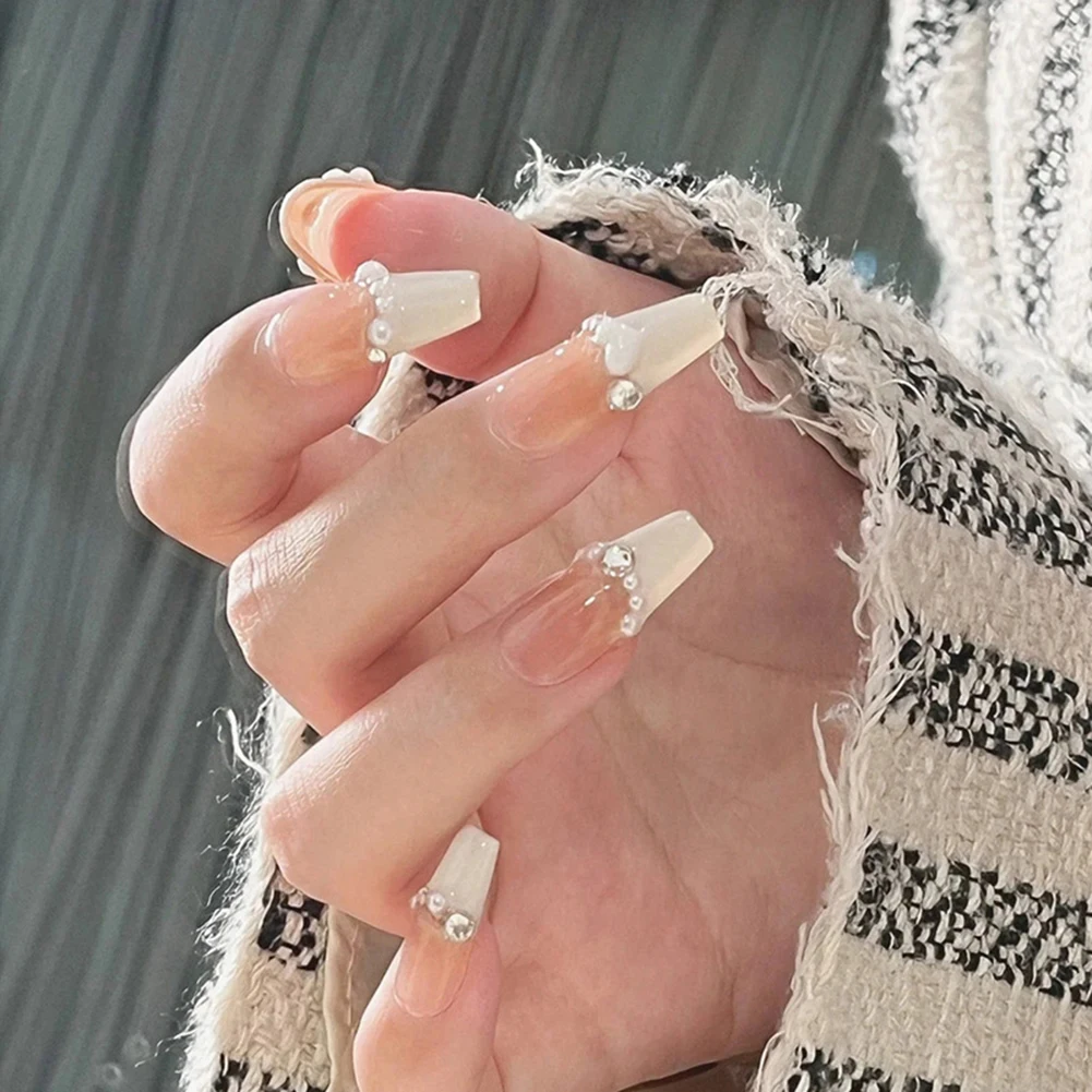 

накладные ногти Full Cover Long Wearing Nail Removable Waterproof DIY Nail Patch Fake Nails Art Decoration